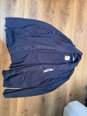 Sonoma Goods For Life Shawl Cardigan Sweater Size XL Blue